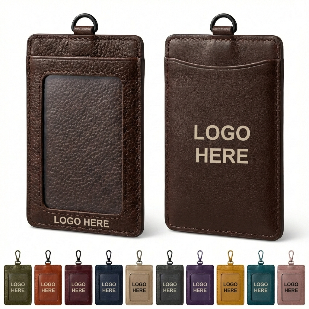 Everyday Carry: Leather ID Badge and Card Keychain