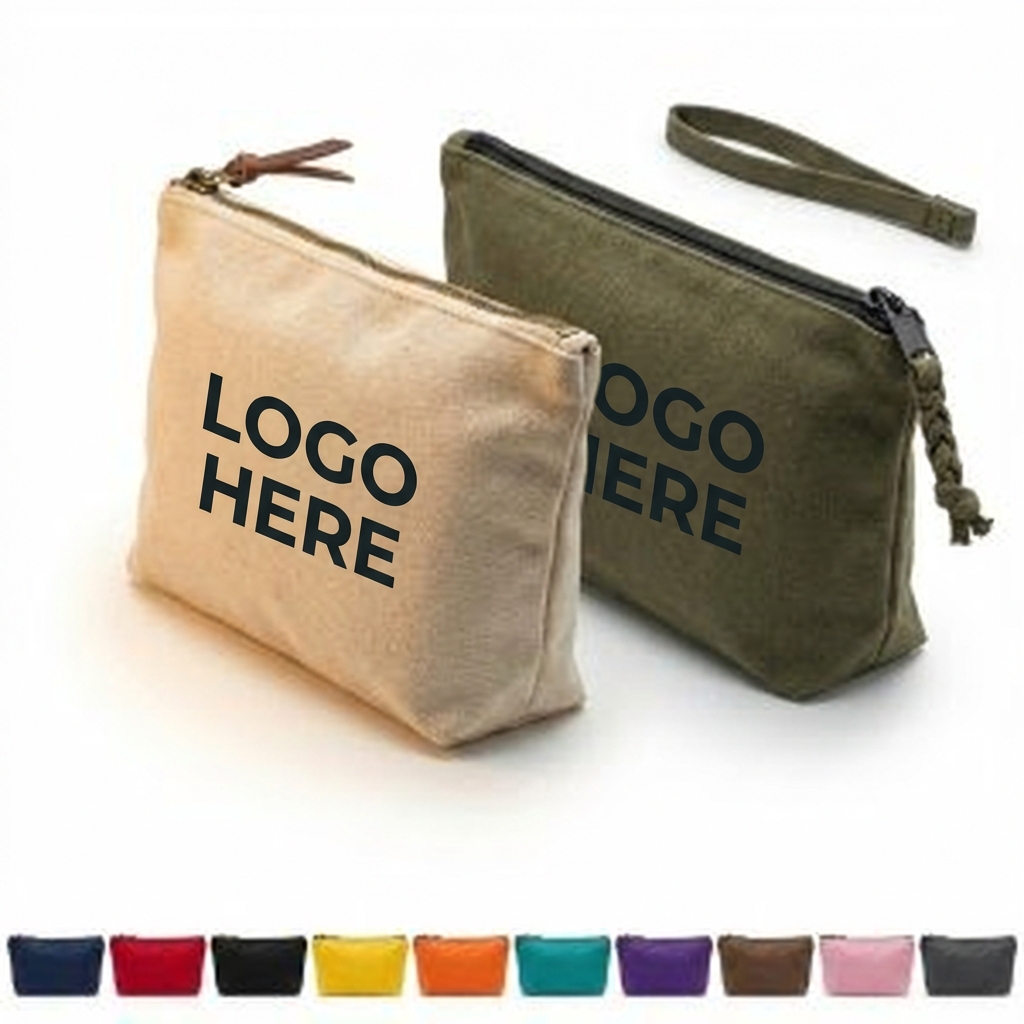 Classic Canvas Storage Pouch Duo
