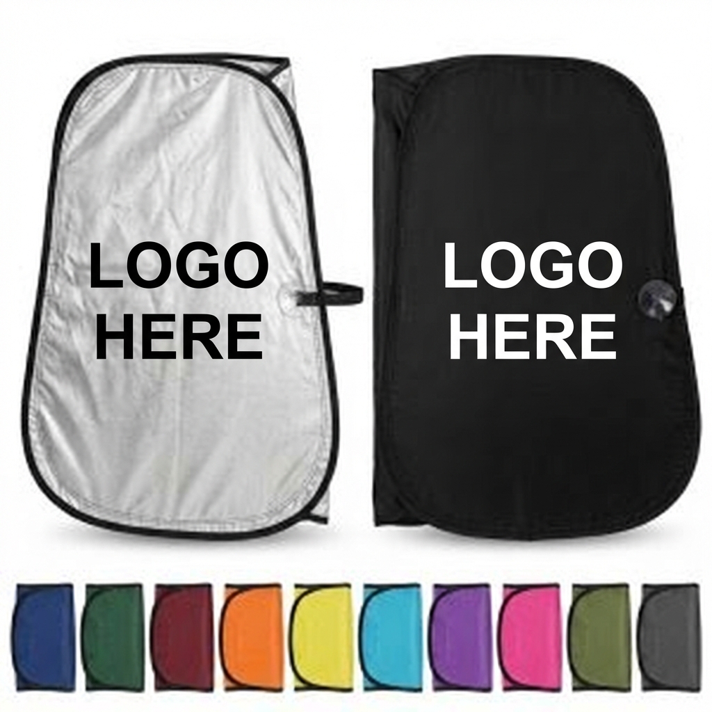 EZ-Fold Reflective Side Window Sun Shade with Logo Printing Option